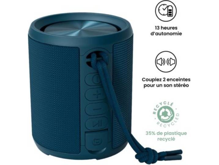 Essentielb - Enceinte Portable Sb70 Mini Bleue