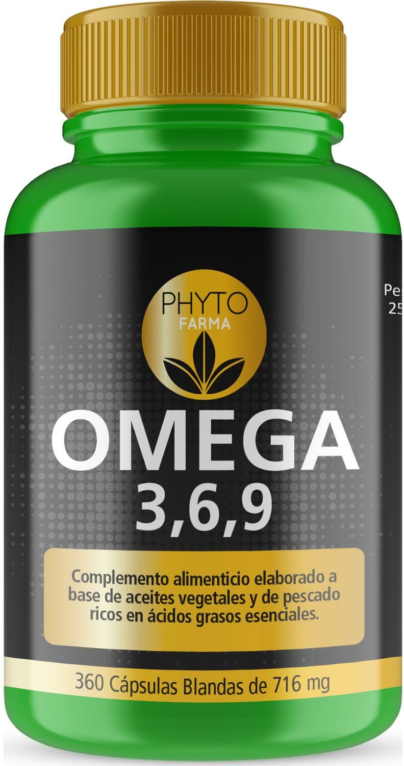 PHYTOFARMA Omega 3 6 9 360 caps blandas