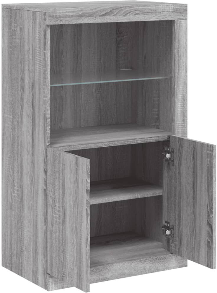 Metro Baraa Accent Cabinet Grey Sonoma 39.4cm H X 39.4cm W X 14.6cm D