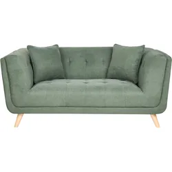 2-SITZER-SOFA Stoff Grün Habo