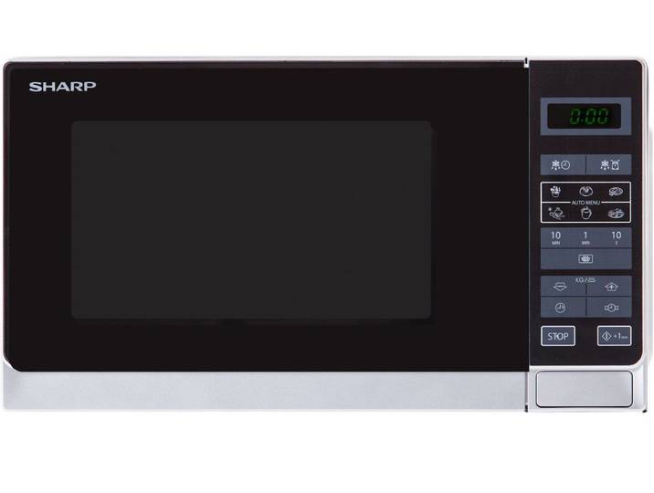 Sharp R-242 WW - solo-magnetron - 800 W - 20 liter - wit