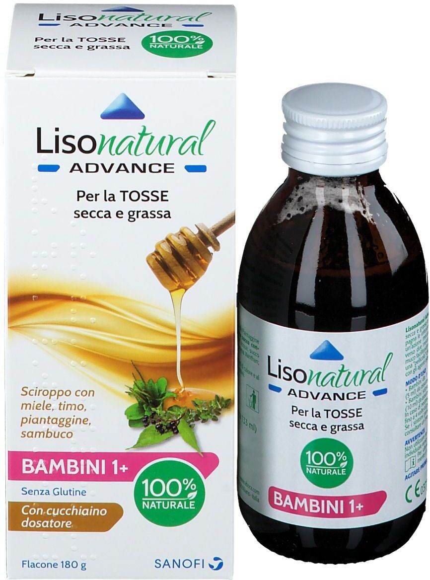 EG SpA Lisonatural, Advance Sciroppo Bambini, 180 g