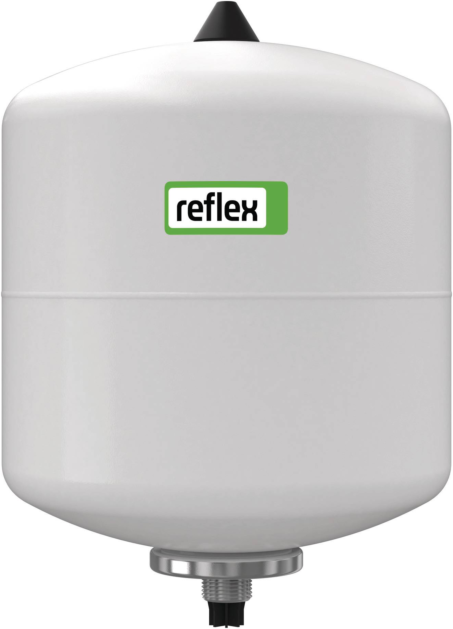 Reflex Membran-Druckausdehnungsgefäss 7307900 refix 18 DD, 18 Liter, Brauchwasser, inkl. T-Stück