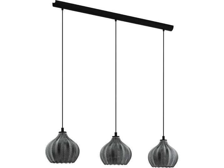 Eglo Pendellampe Tamallat Schwarz Stahl B 23 cm - Pendellampe