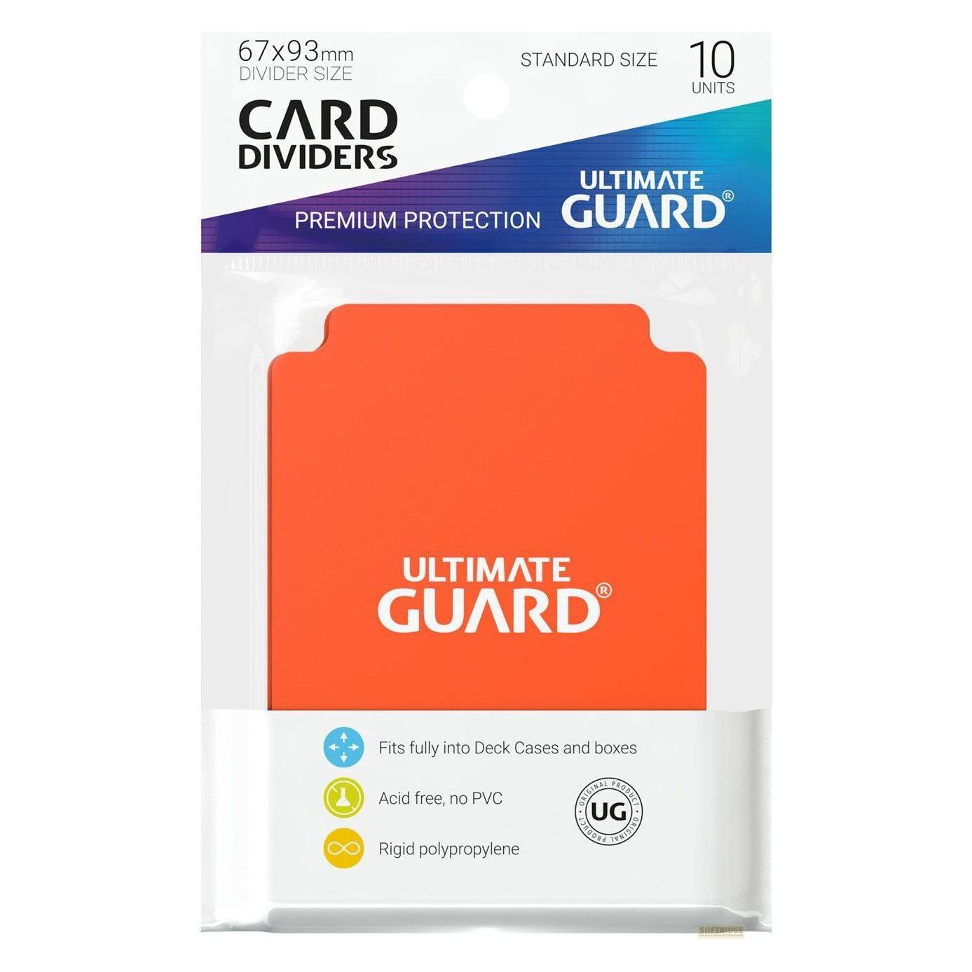 Ultimate Guard Kartentrenner Standardgrösse Orange 10 (UGD010455)