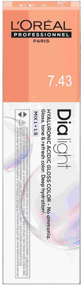 Loreal Dialight 7.43 Mittelblond Kupfer Gold E45163