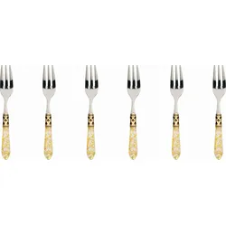 Aladdin Kuchengabeln gold im Geschenkkarton, 6 St.