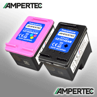 Ampertec 2 Kompatible Tinten ersetzt HP 650 Doppelpack KCMY