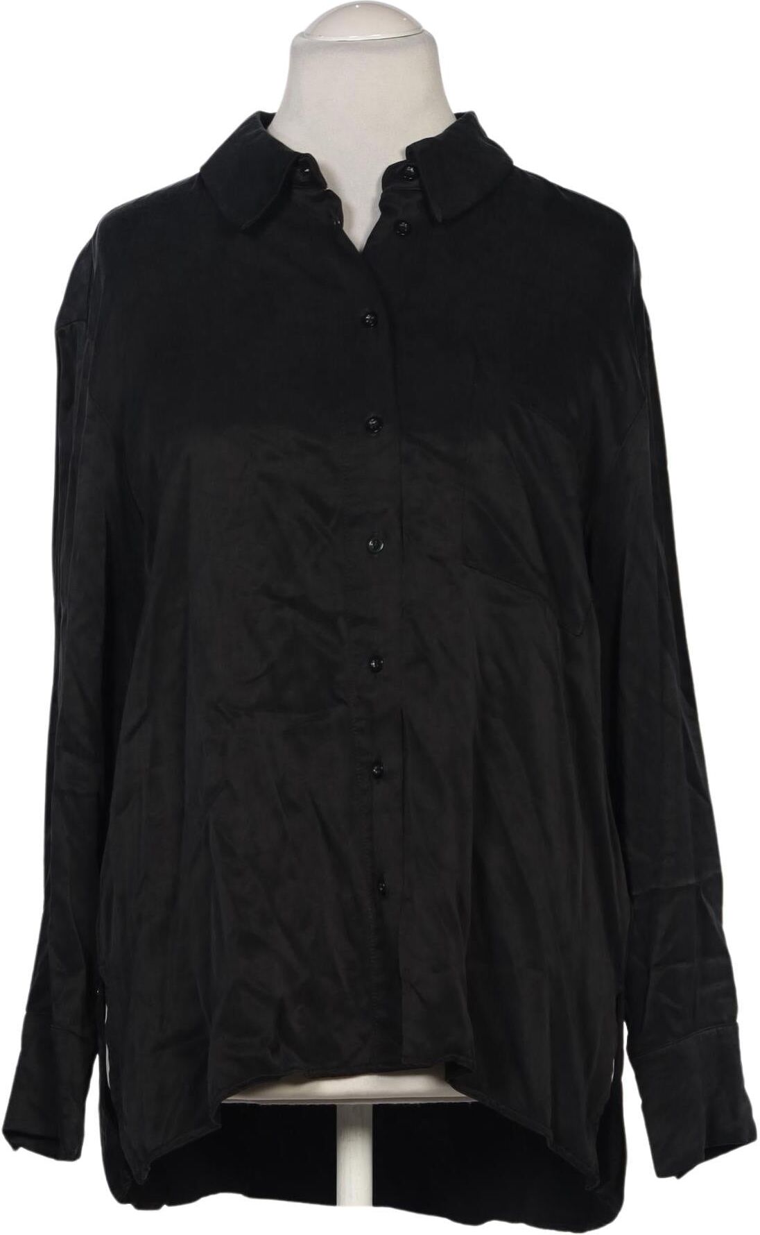 About you Damen Bluse, Schwarz, Gr. M, Viskose - Second Hand