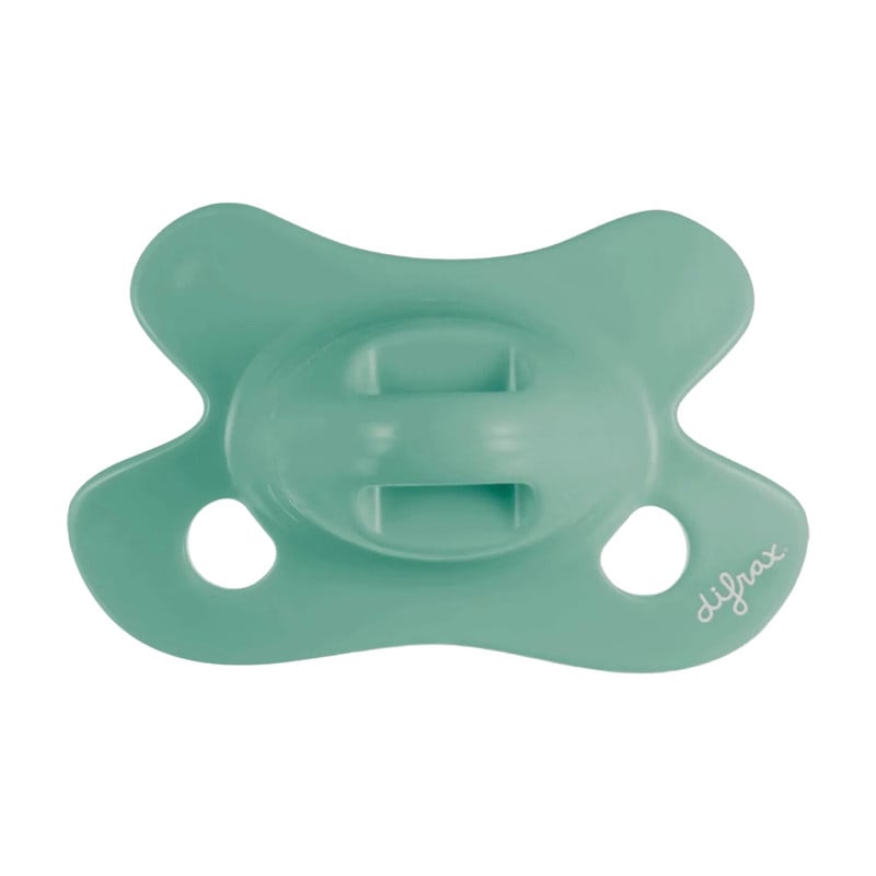 Difrax fopspeen natural newborn saliegroen
