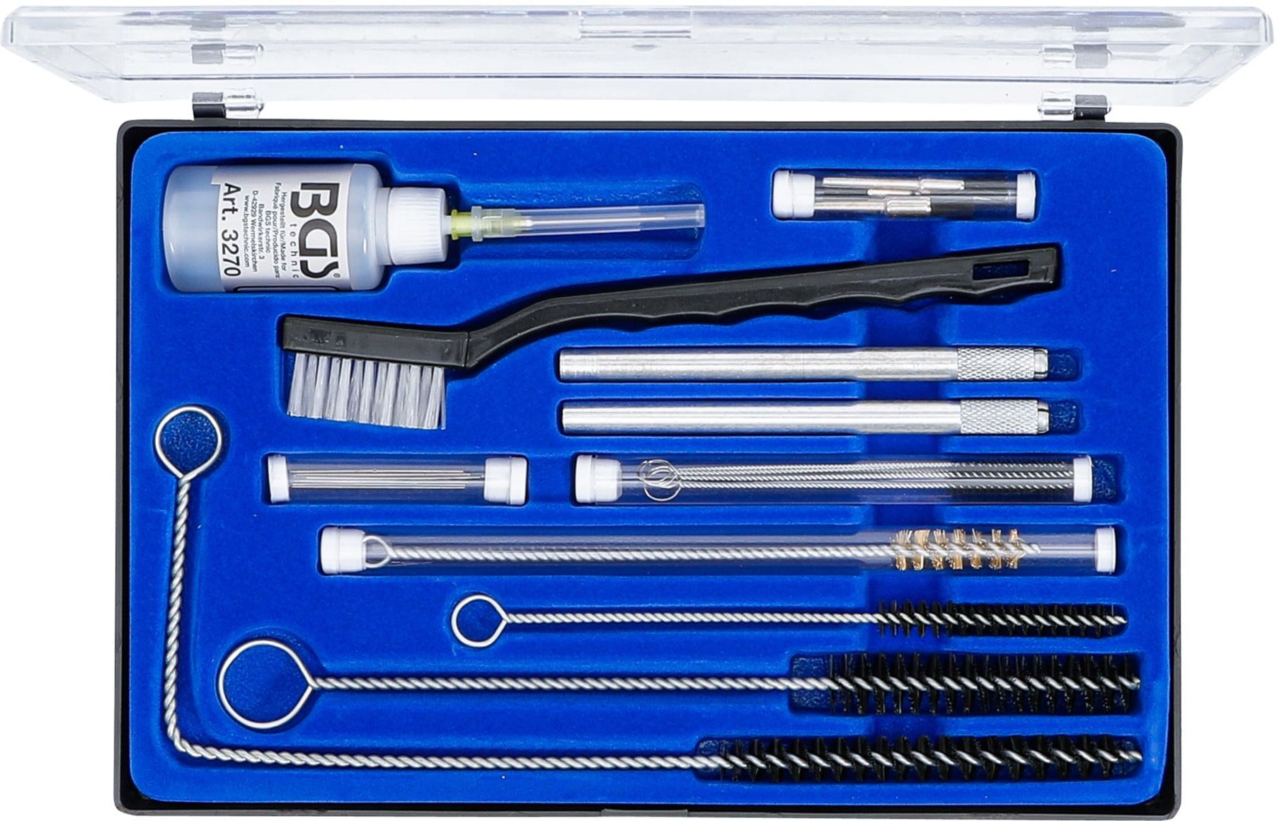 BGS Reinigungs-Satz für Farbsprühpistolen, 24-tlg. ; BGS technic (3270)