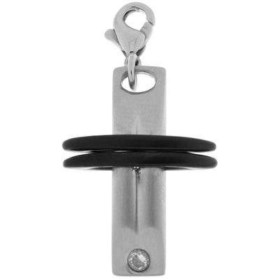 Kettenanhänger ADELIA´S "Anhänger – Kreuz Kreuzanhänger aus Edelstahl mit Strass", silber, Schmuckanhänger, Damen, Edelstahl, Kettenanhänger, Perfekt zum Verschenken an besondere Menschen