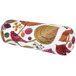 NACKENROLLENHÜLLE Zauberwald elfenbein-bunt Baumwolle 40/15 cm