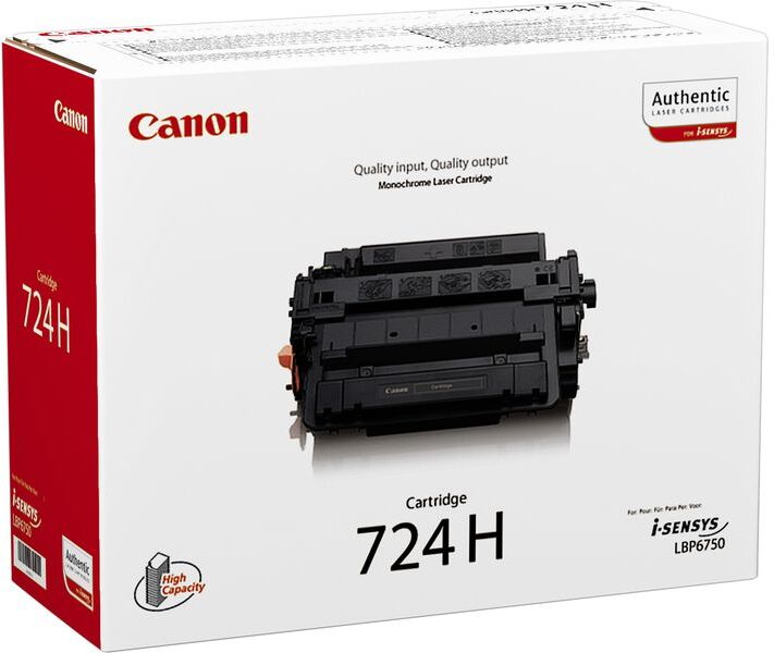 Canon 724H - Schwarz - Toner - Hohe Kapazität