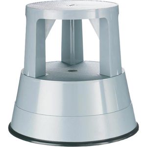 Alco Rollhocker 885-33, aus Kunststoff, Höhe 44cm, Tragkraft 150kg, lichtgrau