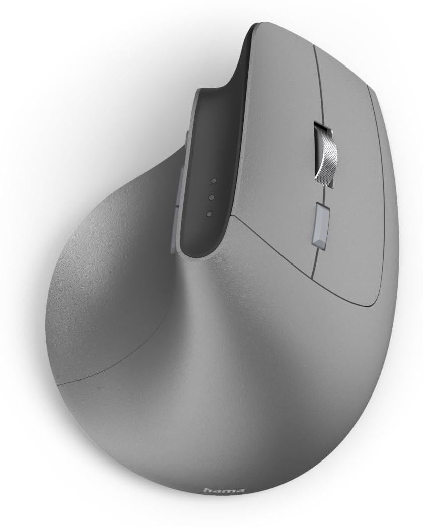 Hama EWM-700R Draadloze Optische Muis voor Rechtshandigen, Bluetooth en RF, 2400 DPI, Antraciet
