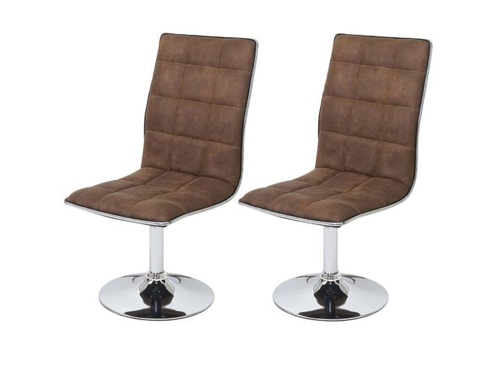 ESSZIMMERSTUHL Braun 2er-Set