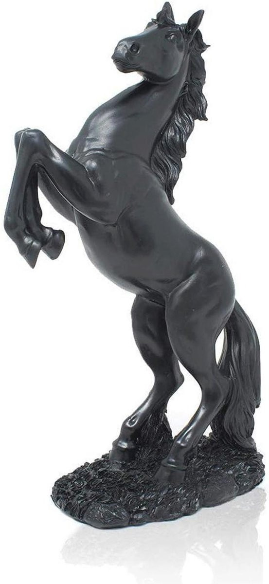 Uniek Staand Paard Hars Beeld voor Woondecoratie en Tafeldecoratie