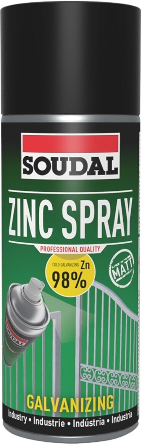 Soudal Zinc Spray Mat 400ml 400ml+P2234:R2234O223P223 (155885)