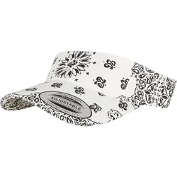 Flexfit Visor Bandana Print, white