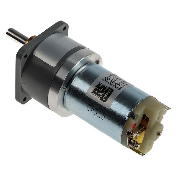 RS PRO DC Geared Motor 24V, 600 mNm, 23 rpm (9013320)