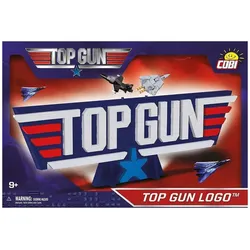 Cobi TOP GUN Logo 3D-Set mit 628 Bausteinen und Mini-Flugzeugen