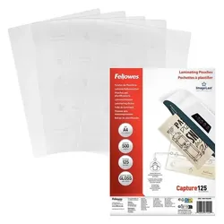 Fellowes Laminierfolien A4 »Capture125 ImageLast« glänzend 125 μm 500 Stück transparent, 21x29.7 cm