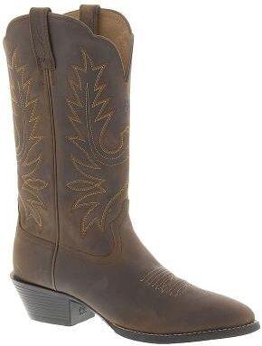 Ariat Heritage Western R-Toe - Womens 7.5 Brown Boot Medium