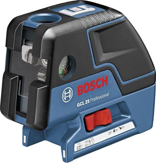 Bosch GCL 25 Professional Laserwaterpas, precisie van 2 mm, draadloos, IP 54