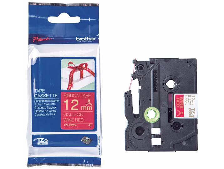 Brother P-Touch TZe-RW34 Schriftbandkassette – Etikettendrucker/Beschriftungsgerät