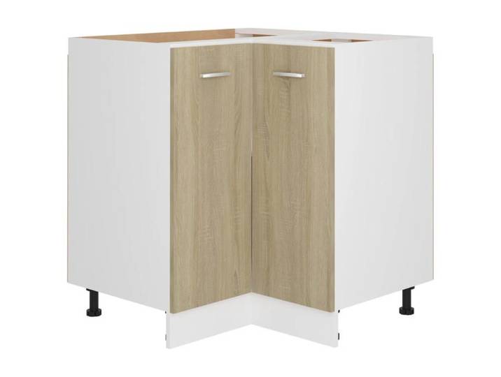 Meuble bas de cuisine - CHIC Armoire de plancher d'angle  Lyon  - chêne sonoma @1164@