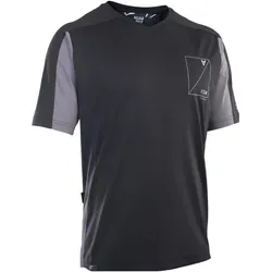 ION, Herren, Velotrikot, Bike Jersey Traze Amp SS AFT (48, S), Schwarz, 48, S