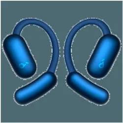 Anker Soundcore AeroFit 2 (Keine Geräuschunterdrückung, 42 h, Kabellos) (Keine Geräuschunterdrückung, 8 h, Kabellos), Kopfhörer, Blau