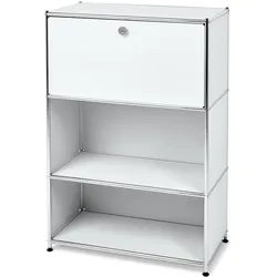 Tchibo - Sekretär Metall »Cn3« - 77,5x40x113,5cm - weiß -