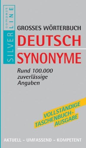 Compact Großes Handbuch Deutsch Synonyme: Rund 100.000 zuverlässige Angaben - Preis vom 09.10.2026 07:28:09 h