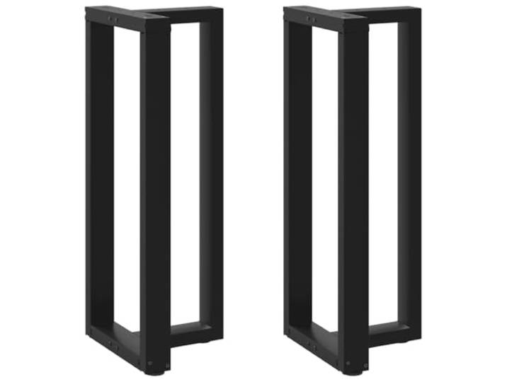 HGDFWRQW 2er Set Bartischbeine T-Form Metall Stehtisch Schwarz 100 cm Tischkufen mit Niveauausgleich für Küche und Bar, schonen empfindliche Böden und tragen schwere Platten verlässlich.