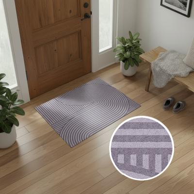 Fußmatte OTTO HOME "Sammo, Schmutzfangmatte, Teppich, für Hausflur und Wohnbereiche", grau, B:60cm H:5mm L:80cm, Kunstfaser, Teppiche, Fußmatte, Indoor, Eingangsmatte, Design, Scandi, Zen, rutschfeste Unterseite