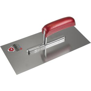 Schwan Glättkelle 204510, Standard mit Holz-Griff, Edelstahlblatt, 280 x 130mm
