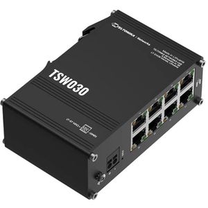 Teltonika Switch Fast Ethernet, TSW030, unmanaged, 8-Port, 100 Mbit/s