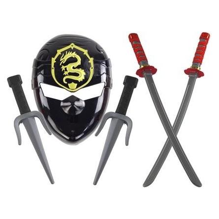 Triton Ninja-Set - Maske, Schwerter, Dolche (47709230)