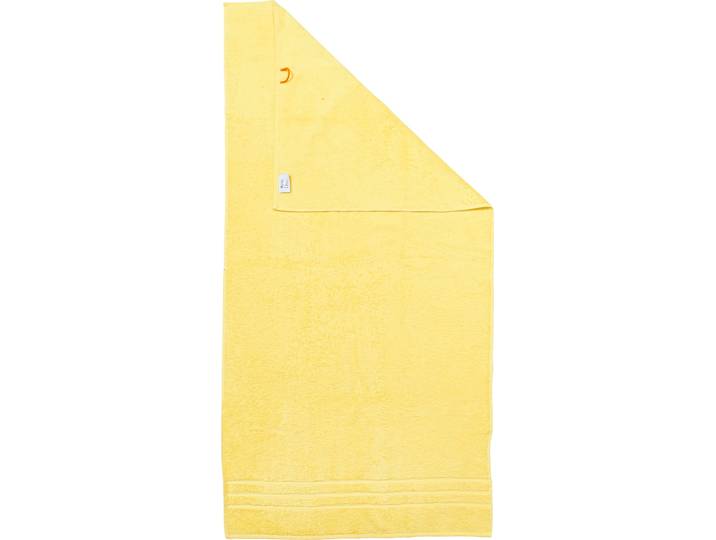 Duschtuch DONE. Daily Uni , gelb (zitrusgelb), B:70cm L:140cm, Walkfrottier, Obermaterial: 100% Baumwolle, Handtücher, Duschtuch, Uni Farben, saugfähiges Walkfrottier