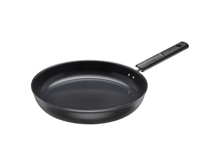 Fiskars Poêle à Frire\, Hard Face\, Diamètre 30 cm\, Convient pour Tous Types de Feux\, Revêtement Anti-Adhésif\, Anti-Rayures\, Aluminium/Plastique\, Noir\, 1075521