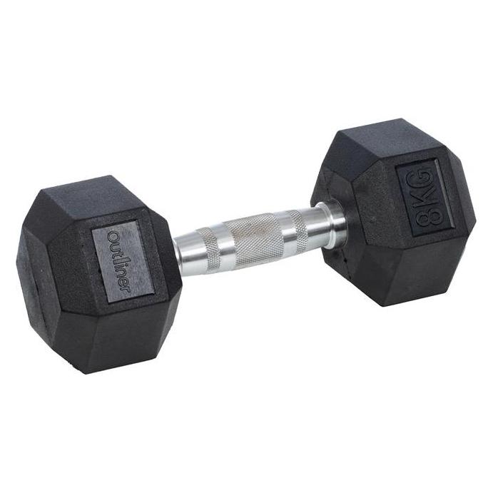Outliner Rubber Hexdumbbell Yldb35 8kg (33034163)