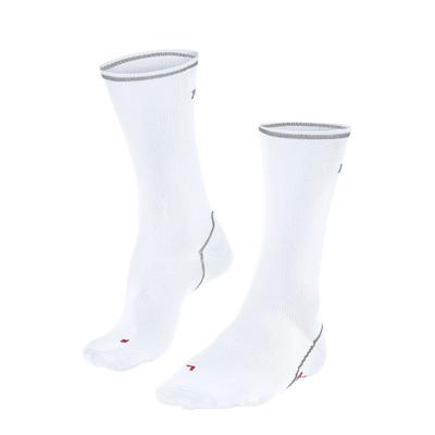 Socken FALKE "BC Impulse Biking", Damen, Gr. 46-48, Sockengröße, weiß (weiß (2000)), anatomisch, Socken Socken
