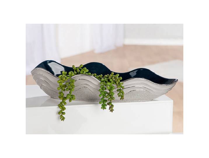 Bol Wavy 39 x 9 x 17cm Bleu