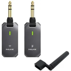 NUX Wireless System C-5RC 5.8GHz für Gitarre mit Saitenkurbel (Instrumenten Tonabnehmer), Zubehör Instrumente, Grau