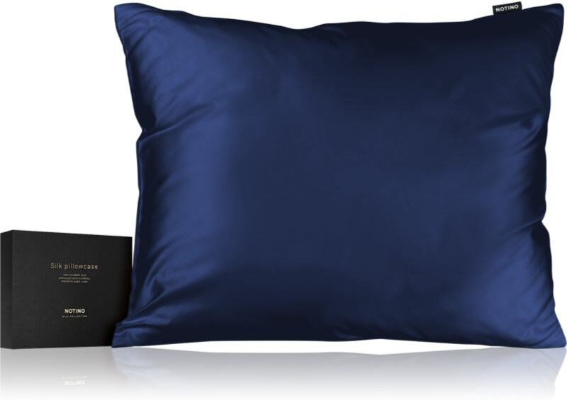 Notino Silk Collection Pillowcase silk pillowcase Navy Blue 50x60 cm