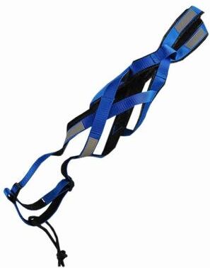 Uplift Essentials Dog Outdoor Sled And Weight Training Harness blue 2xl