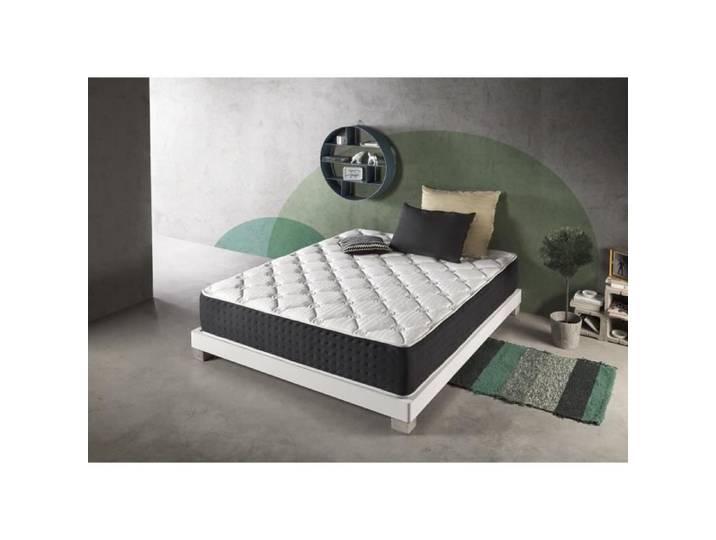 Matelas SIMPUR RELAX - 140x190 - Bio Green - Épaisseur 30 cm - Mousse á Memoire de Forme BIO PUR® - Hypoallergénique - Anatomique.