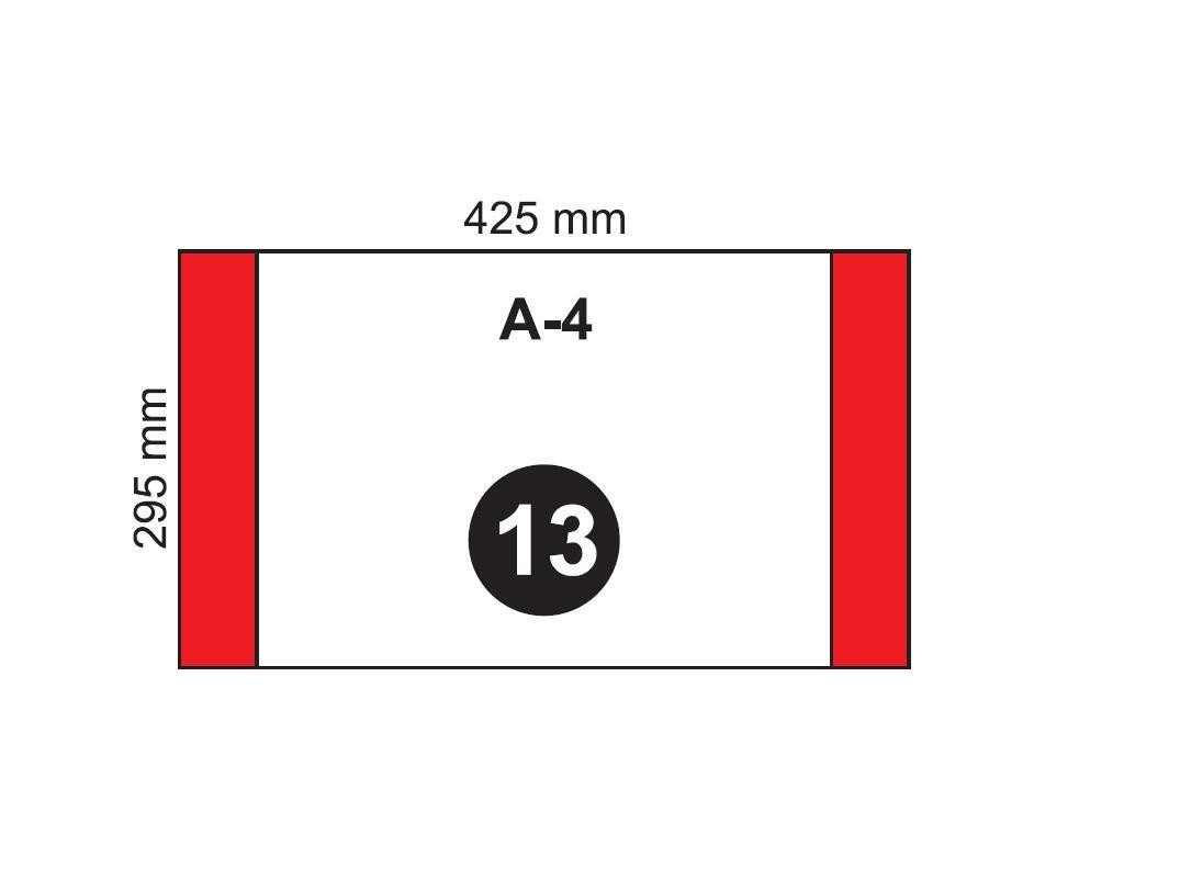 Fol-Plast A4-omslag standaard type NR 13, 20 stuks